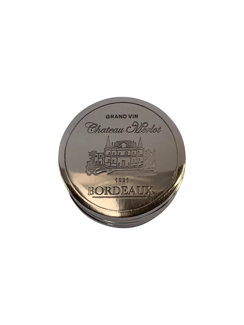 BORDEAUX COASTER SET/4 NICKEL image 1